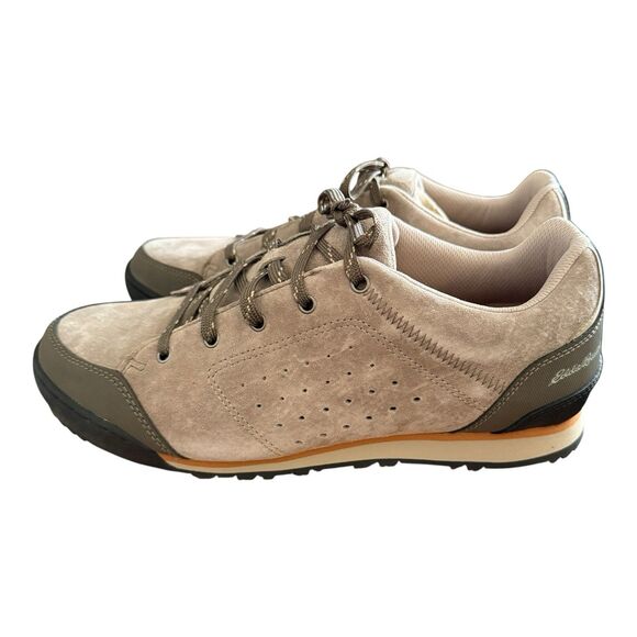 Eddie Bauer Mens Highland Sneaker 11.5 Gray Suede Lace Up New With Defects - Picture 5 of 11